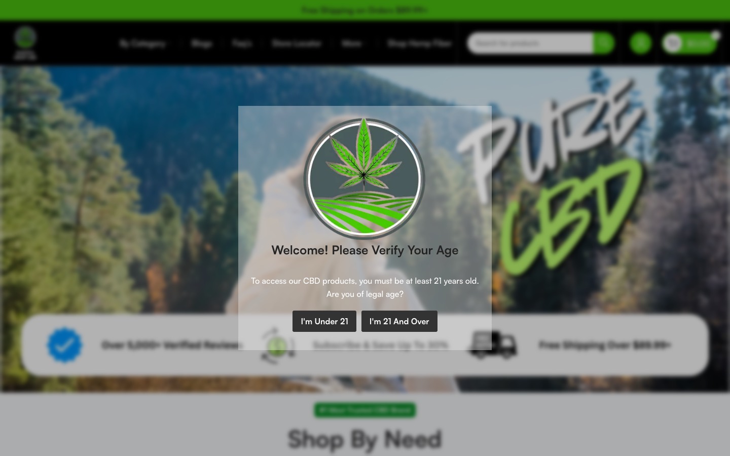 The current homepage
